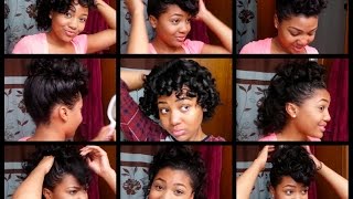 7 EASY HAIRSTYLES for Relaxed Hair  Styles For Curled Hair [upl. by Kavanaugh]