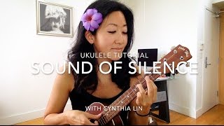 Sound of Silence  Ukulele Fingerpicking Tutorial [upl. by Anica]