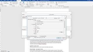 Add APA Referencing to a Microsoft Word Document [upl. by Acinomahs]