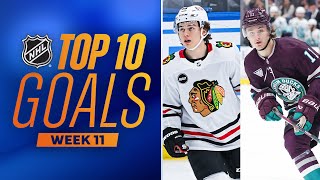 Top 10 Goals from Week 11  202324 NHL Season [upl. by Gebelein927]