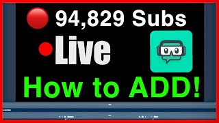 Streamlabs OBS How to ADD YouTube Live Subscriber Count New [upl. by Abert]