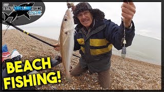 Fishing One of THE BEST BEACHES in the UK [upl. by Rivi670]