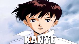 Shinji LOVES Kanye [upl. by Macknair838]