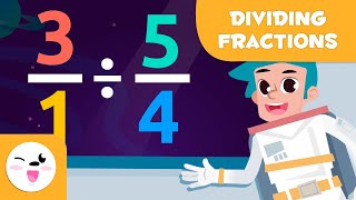 Dividing Fractions  Space Math for Kids [upl. by Norok]