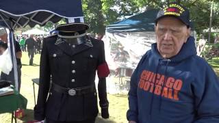 2015 WWII Days  Lockport IL  Albert Stücklers SS Uniform [upl. by Marciano]