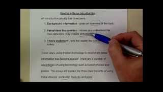 How to write an introduction [upl. by Susanna]