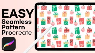 How To Seamless Pattern Procreate 5X [upl. by Melina]