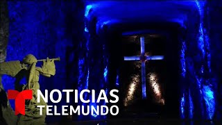 La Catedral de Sal una joya arquitectónica en Colombia  Noticias Telemundo [upl. by Virge988]