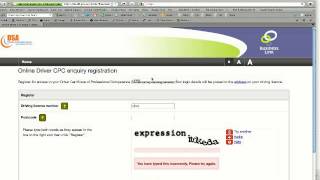 How to check your Driver CPC hours online Part 1 of 2 [upl. by Nahgen642]