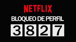 COMO PONER CONTRASEÑA PIN A TU PERFIL DE NETFLIX [upl. by Helgeson728]