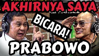 HABIS SEMUA PRABOWO PERDANA BICARA‼️ EXCLUSIVE  Deddy Corbuzier Podcast [upl. by Singband]