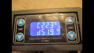 XYWTH1 Digital Humidity amp Temperature Controller Manual and Instructions [upl. by Ikik]