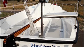 Precision 18 sailboat walkaround [upl. by Seravat]