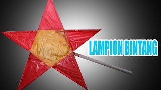 Cara Membuat Lampion Bintang Rangka Bambu Untuk Pawai Takbiran dan 1 Muharram [upl. by Asiel]