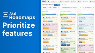 Aha Roadmaps  Features overview [upl. by Vivl765]