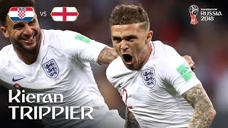 Kieran Trippier Goal – Croatia v England – MATCH 62 [upl. by Weiman]