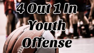 4 Out 1 In Pass amp Cut Youth Basketball Offense [upl. by Eenerb973]