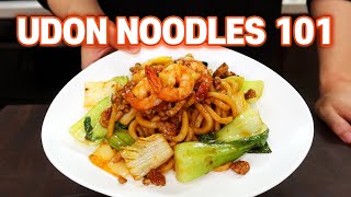 5 Minutes EASY Udon Noodles Recipes 5 Ways [upl. by Eiramalegna]