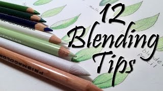 12 Blending Tips for Colored Pencils [upl. by Aivataj]