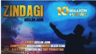 New Masihi Geet ll Zindagi ll Arslan John ll Jay zindagi chay toun na howayn ll officail video 2023 [upl. by Drais]