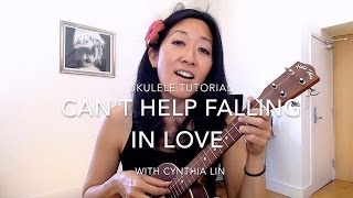 Cant Help Falling in Love  fingerpicking  Ukulele Tutorial [upl. by Ydnar]