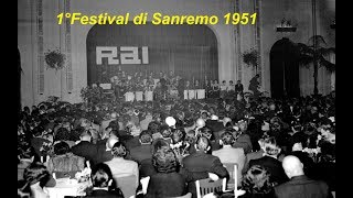 Sanremo 1951  Tutte le Canzoni [upl. by Thomajan]