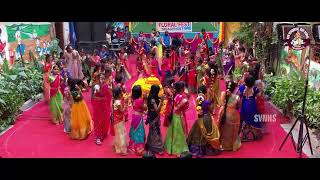 Rama Rama Uyyalo Bathukamma DJ Song  SVN Residential High School [upl. by Nolyaw]