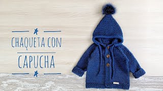 Tejemos chaqueta con capucha  adaptable a otras tallas [upl. by Assyli270]