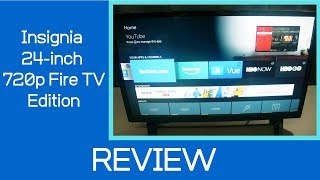 Fire TV  Insignia 24inch 720P Smart TV Fire TV Edition Review [upl. by Anekam]