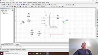 Oscilador 555 con Multisim [upl. by Lenhard]