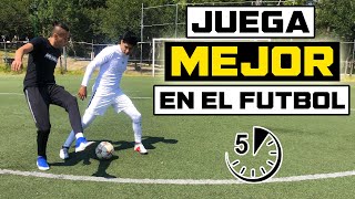 COMO MEJORAR tu JUEGO en el FUTBOL en 5 MINUTOS  TUTORIAL de FUTBOL [upl. by Yngiram]