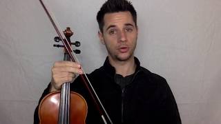 Violin Bowing Detache Staccato Legato and Tenuto [upl. by Vinnie779]