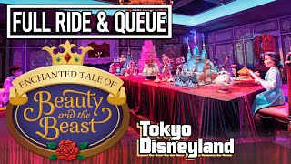 The Enchanted Tale of Beauty and the Beast Full Ride POV amp Queue Tour  Tokyo Disneyland [upl. by Coopersmith529]