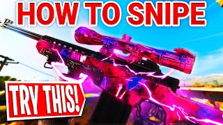 How to SNIPE on Black Ops Cold War Best Settings Sniping Classes Tips Movement Sniper Secrets [upl. by Nairahcaz208]