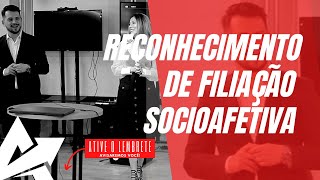 DIREITO DE FAMÍLIA Reconhecimento de filiação socioafetiva [upl. by Care]