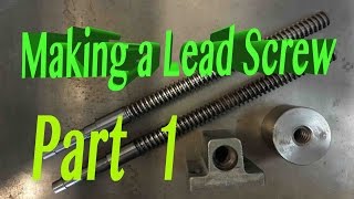 How to make a LEAD SCREW [upl. by Lytle973]