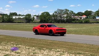 Hear the 2018 Dodge Challenger SRT Demon Under Full Throttle [upl. by Osric]