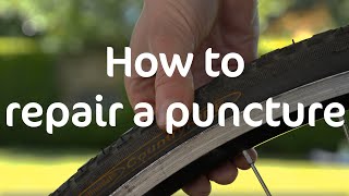 How to repair a puncture  Cycling UK [upl. by Aria783]