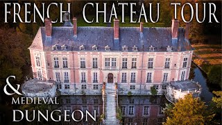 French Chateau Tour  Explore Our Medieval Dungeon [upl. by Marceau]