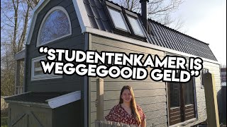 Fleur 21 bouwde haar eigen Tiny House  Tiny House Tour 8 [upl. by Nigem]