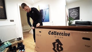 UNBOXING THE COLLECTIVE BIKES C100 MTB [upl. by Mcilroy129]