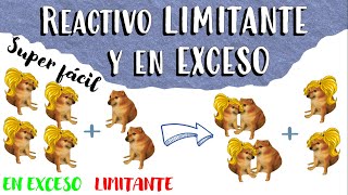 🧪 Reactivo LIMITANTE y en EXCESO Estequiometría Ejercicio 📝 ft Cheems [upl. by Atinahs]