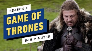 Game of Thrones Season 1 Story Recap in 5 Minutes [upl. by Leonardo794]