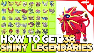 How to Get 38 Shiny Legendary Pokemon amp Shiny Odds  Sword amp Shield Crown Tundra Dynamax Adventures [upl. by Beryl]