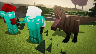 Surviving Dinosaurs in Minecraft [upl. by Lemaj401]