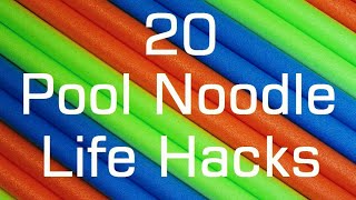 20 Pool Noodle Life Hacks [upl. by Jaquenetta]