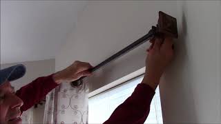 How To Mount A Curtain Rod [upl. by Jaeger]