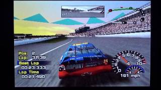 NASCAR Thunder 2002 PS1  Race 241  Dura Lube 400 [upl. by Ellemac]