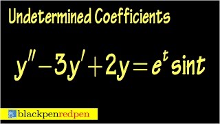 undetermined coefficients diff eq sect4519 [upl. by Carberry]