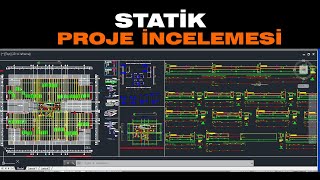 STATİK PROJE İNCELEMESİ YAPIYORUZ Donatı saymayıplanları okumayı öğreniyoruz [upl. by Inig]